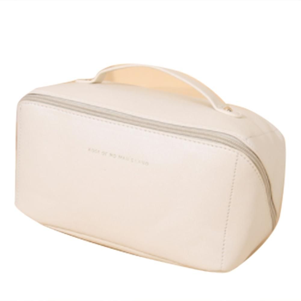 Capacity Travel Cosmetic Bag White