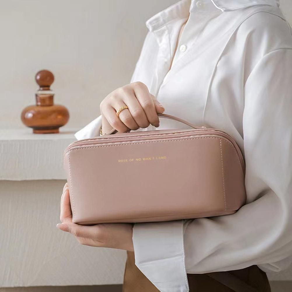 Capacity Travel Cosmetic Bag White