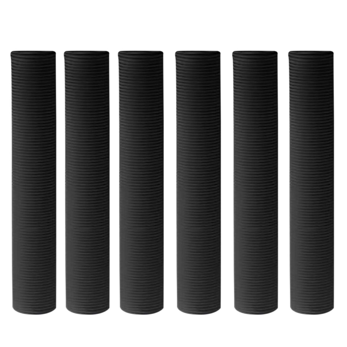 6Pcs Tree Protectors Corrugated Tree Trunk Tube Guards Black