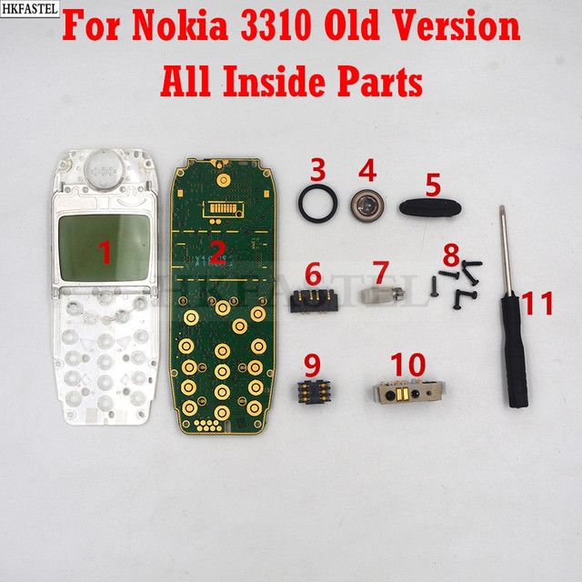 For Nokia 3310 Old Mobile Phone Motherboard Lcd Display