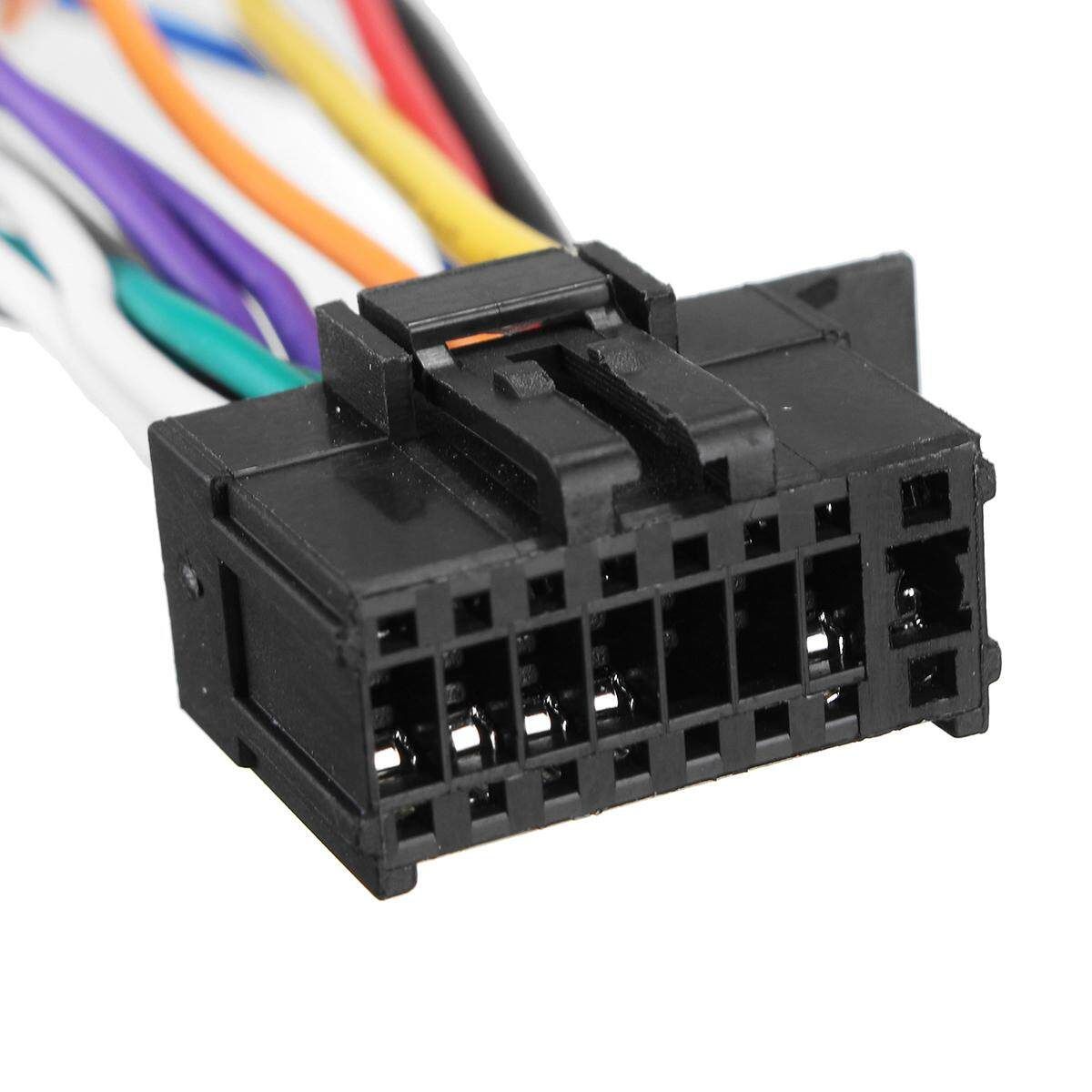 16 Pin Car Stereo Radio Player ISO Wiring Harness Connector For Pioneer