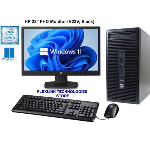 280 Microtower Corei3, 8gb Ram, 500gb Hdd, Win 11 Pro  And Ms Office 2016 Suite