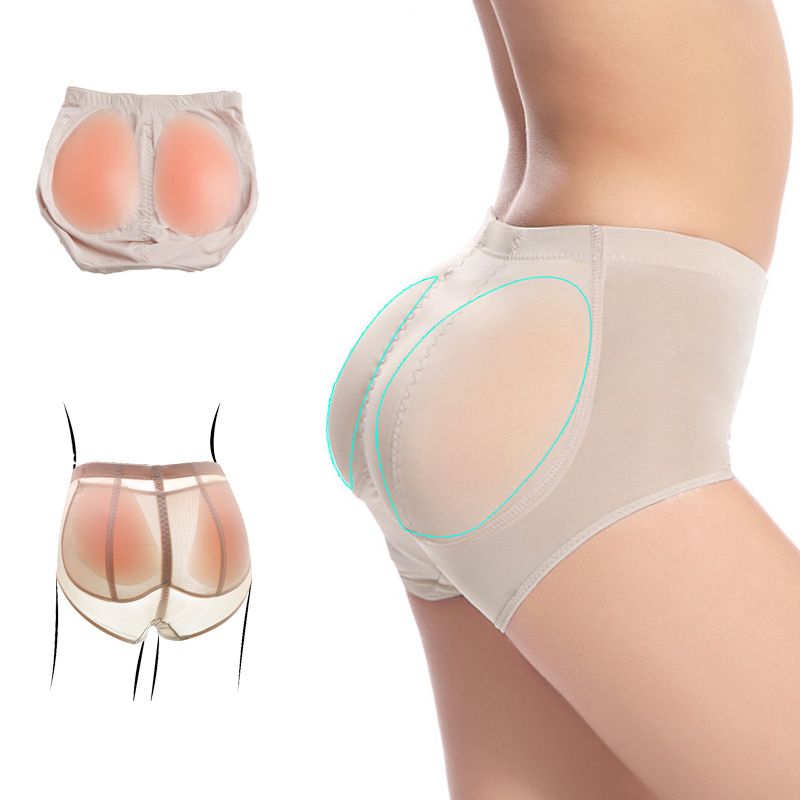 Ocks  Woman Elastic Silicone Hip And  Pads  Body Shaping Ladies Underwear Tightening Short S