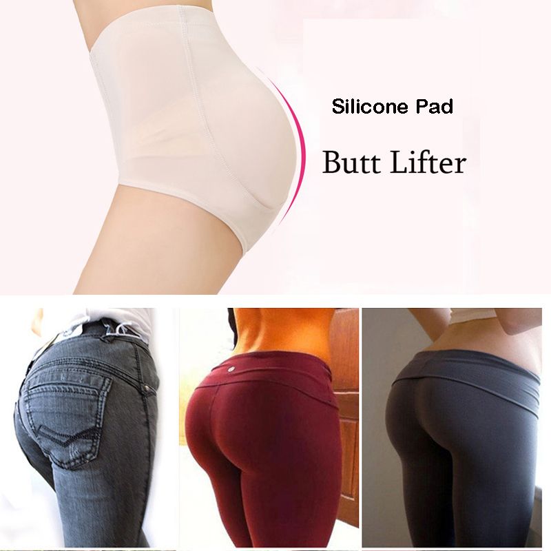 Ocks  Woman Elastic Silicone Hip And  Pads  Body Shaping Ladies Underwear Tightening Short S