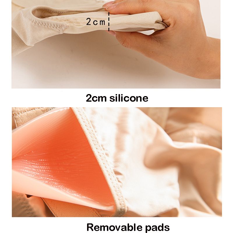 Ocks  Woman Elastic Silicone Hip And  Pads  Body Shaping Ladies Underwear Tightening Short S