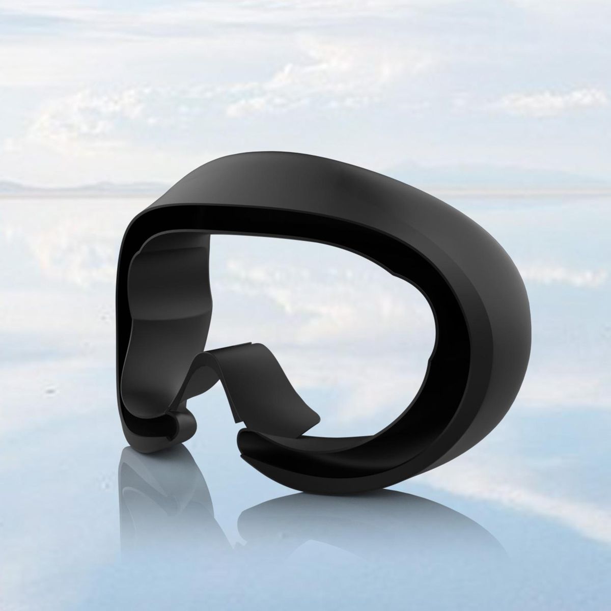 VR Headset Eye Cover Relieves Wearing Pressure VR Headset Face Pad Black