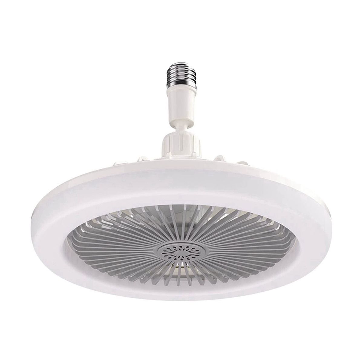 E27 Ceiling Fan with Lights,Enclosed Low Fan Light,