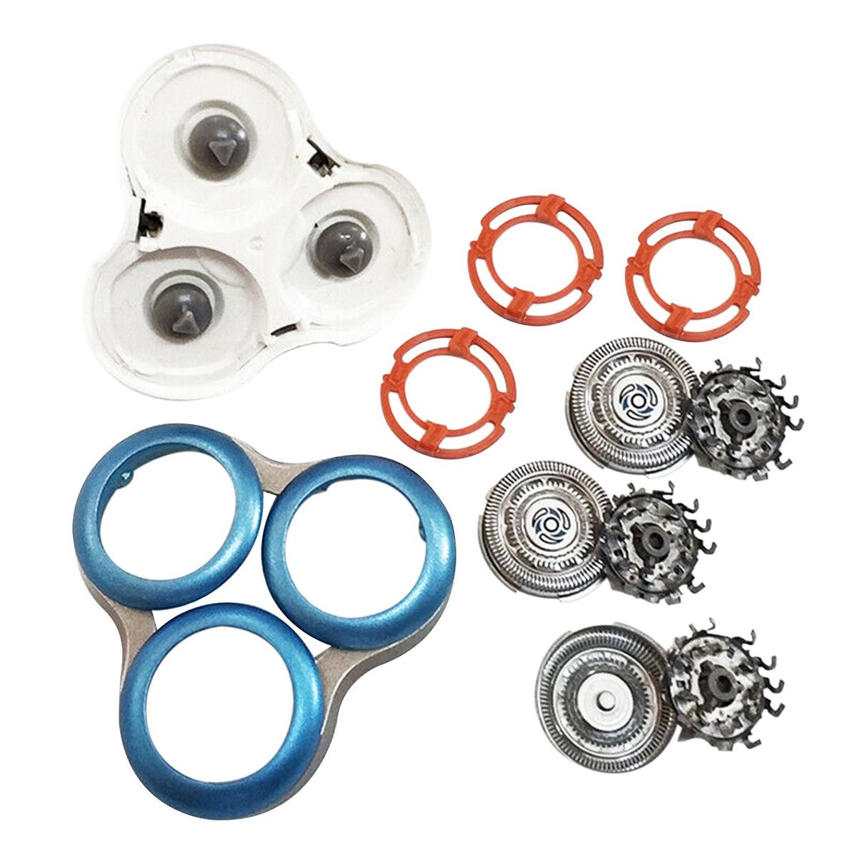 Shavers Blade-Heads Replacement Washable Electric Shaving Heads Replacement for Philips No-relco RQ12+ SH70 H90 s7000 S7310S7530