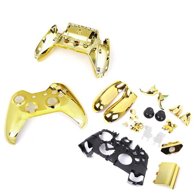 Metal Plated Full Housing Shell Case Kit For Xbox Wireless Controller