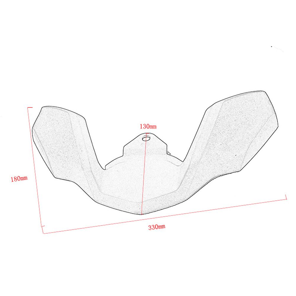 Motorcycle Front Beak Fairing Extension Wheel Extender Cover