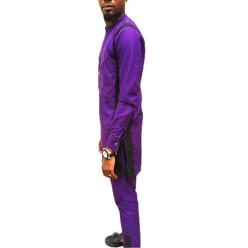 Men's Purple Traditional Native Wear