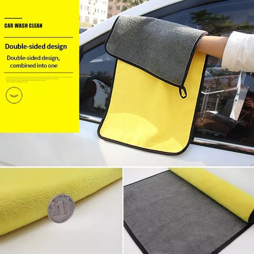 Car Wash Soft Towels, No Scratches - Big Size 40 X 40cm- 9pieces