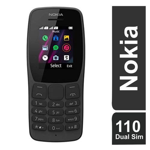 110 1.77" Dual Sim- Torch - Fm Radio - Camera Phone - Black