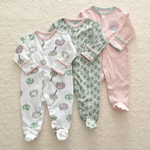 Baby Girls Sleepsuits Set
