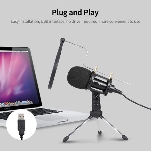 Usb Condenser Microphone Recording Microphone Kit