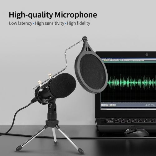 Usb Condenser Microphone Recording Microphone Kit