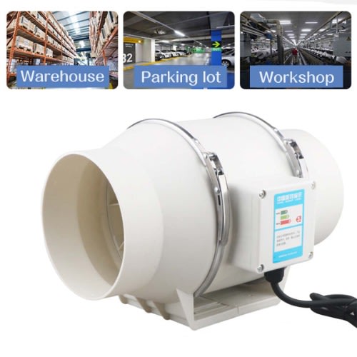 100mm Mixed Flow In-line Duct Exhaust Fan With 5.5 Meter Air Duct Hose