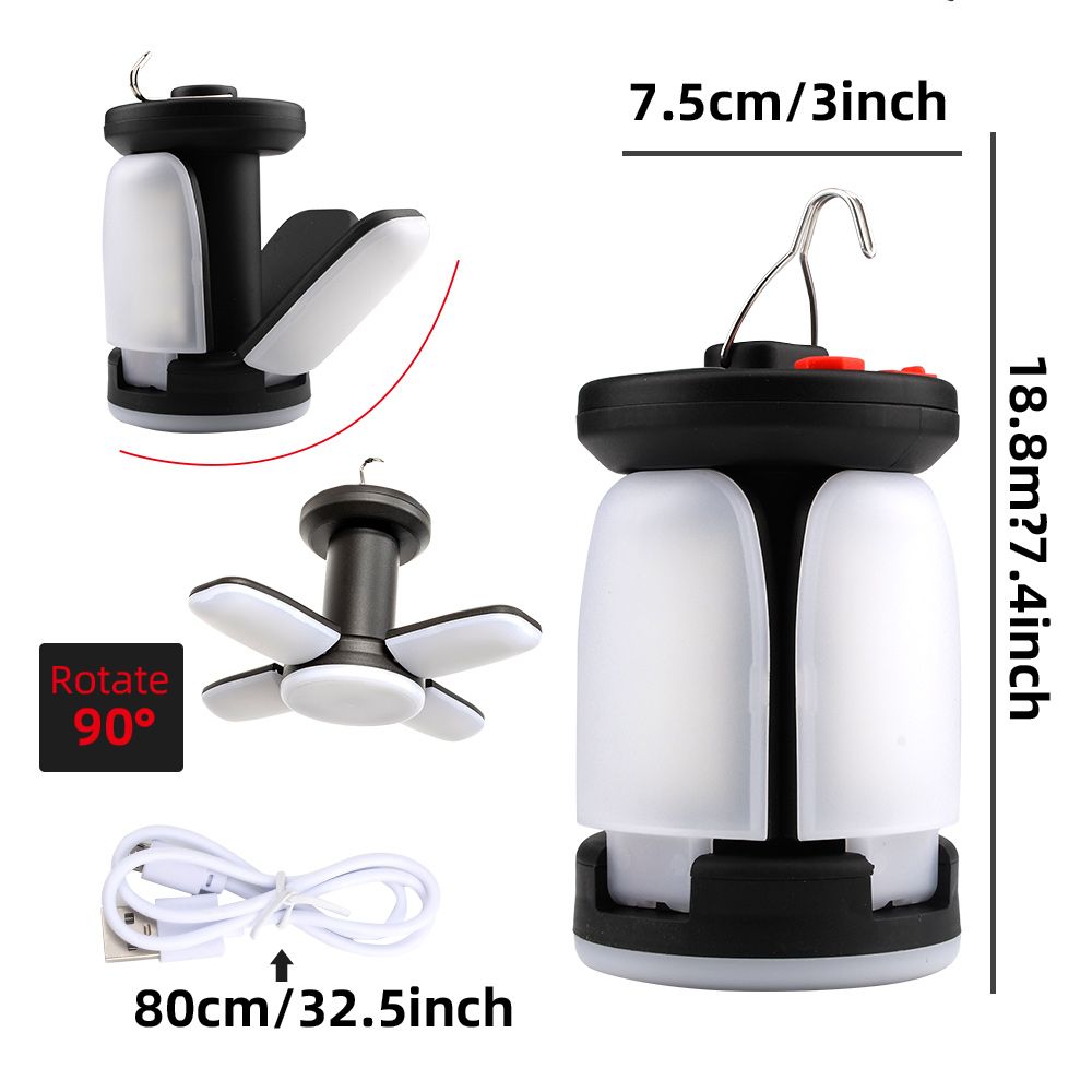 LED Camping Lights Solar Pendant Lights USB Charging Lights