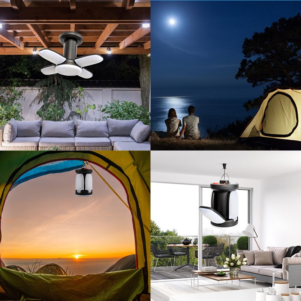 LED Camping Lights Solar Pendant Lights USB Charging Lights
