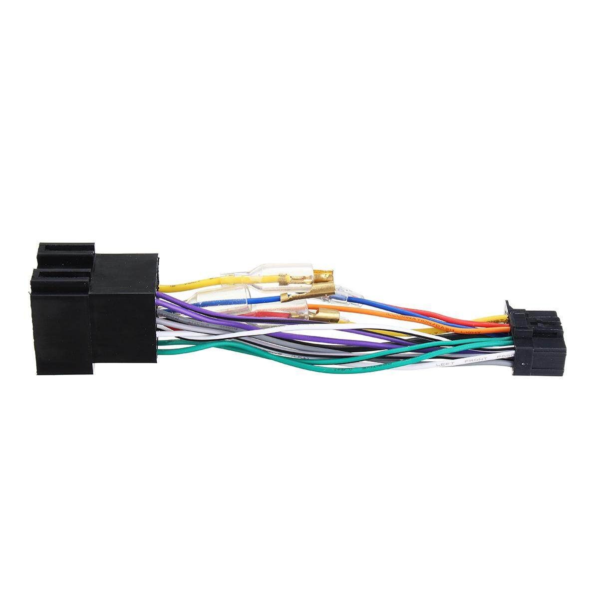 FOR Pioneer 16 Pin ISO Wiring Harness Connector Adaptor Car Stereo Radio Loom PI100