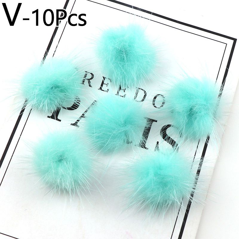 23 Colors 10pcs DIY Pompon 3cm Mink Pompoms Fur-Type V
