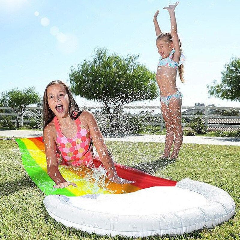 5m/16.4FT Outdoor Water Slide Summer Water Slide Toys Watersports Backyard