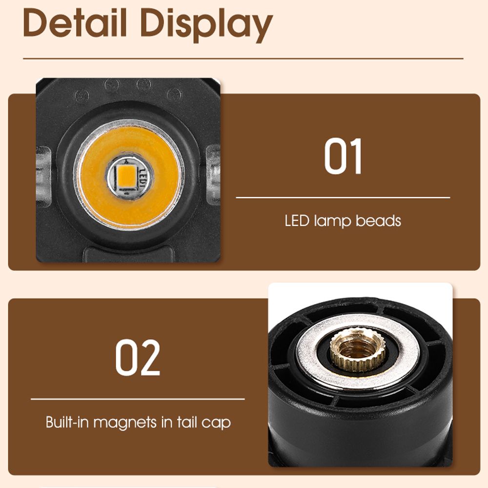 Outdoor Portable Camping Light Tent Lantern With Detachable