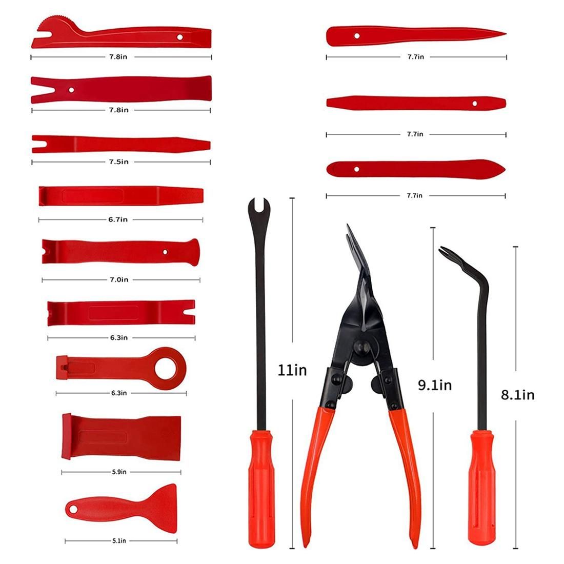39Pcs Car Panel Tool Stereo Removal Tool Kit, with Storage
