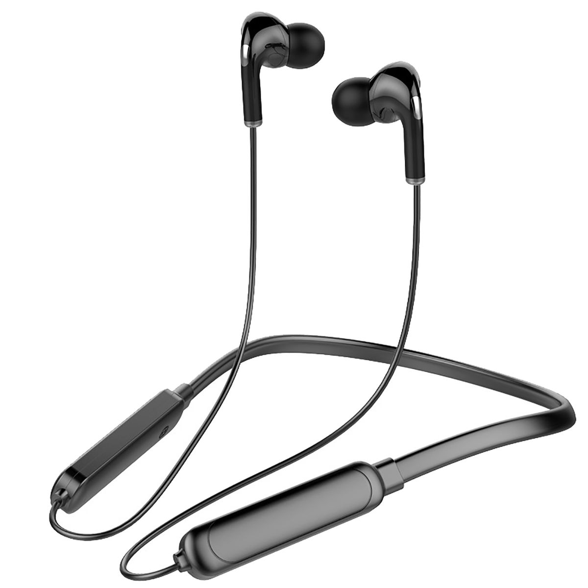 Neck Hanging Wireless Bluetooth Earphone Stereo Bass-Black