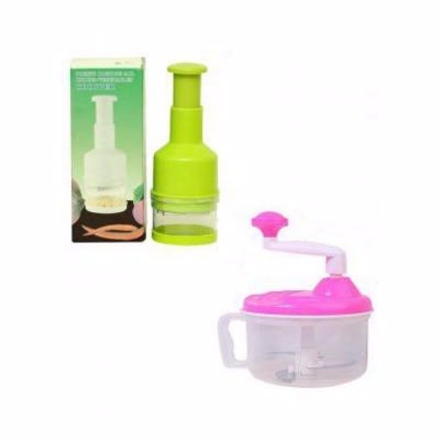 Vegetable Onion Chopper + Manual Food Blender