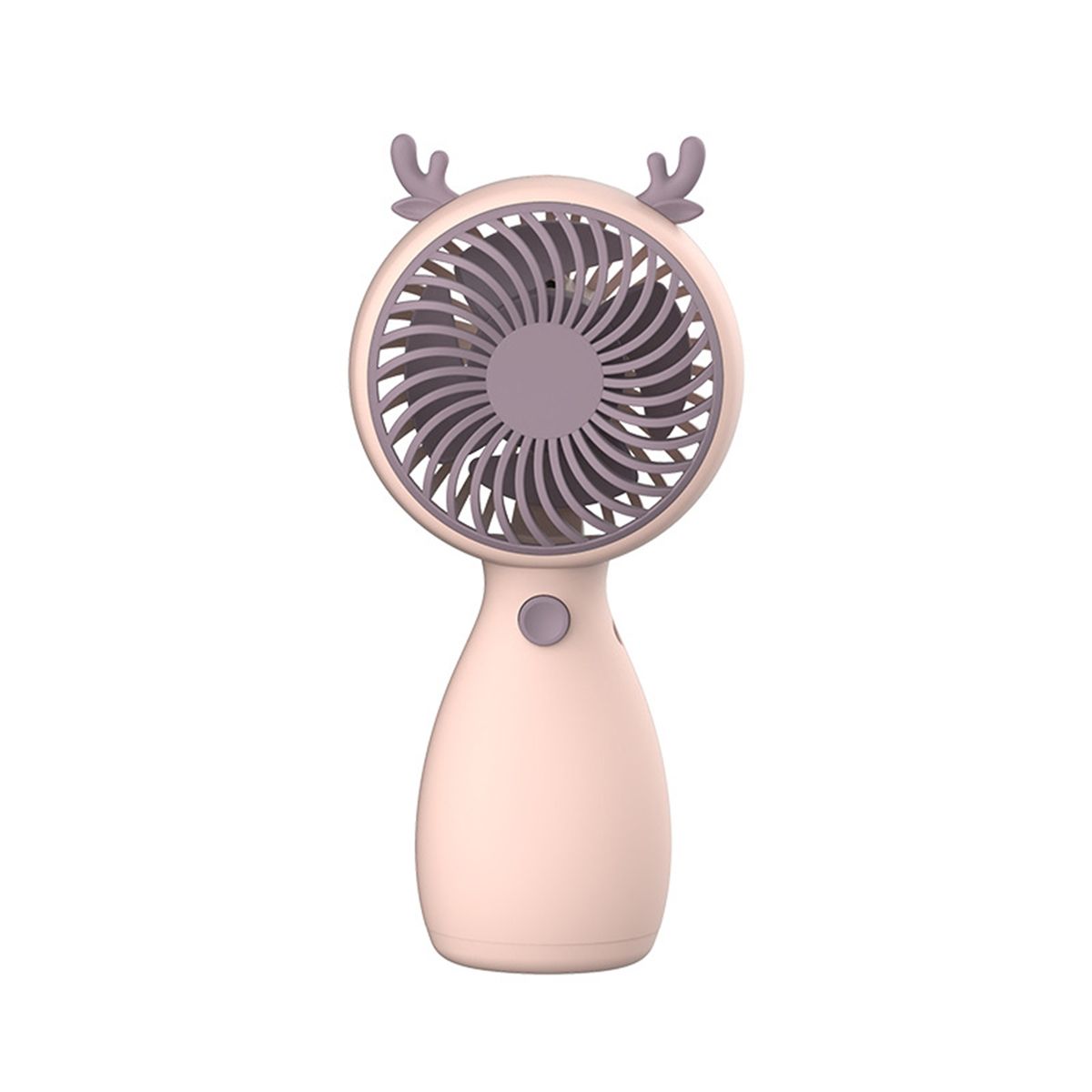 Mini Fan Quiet Operation Portable Lightweight Handheld-Pink