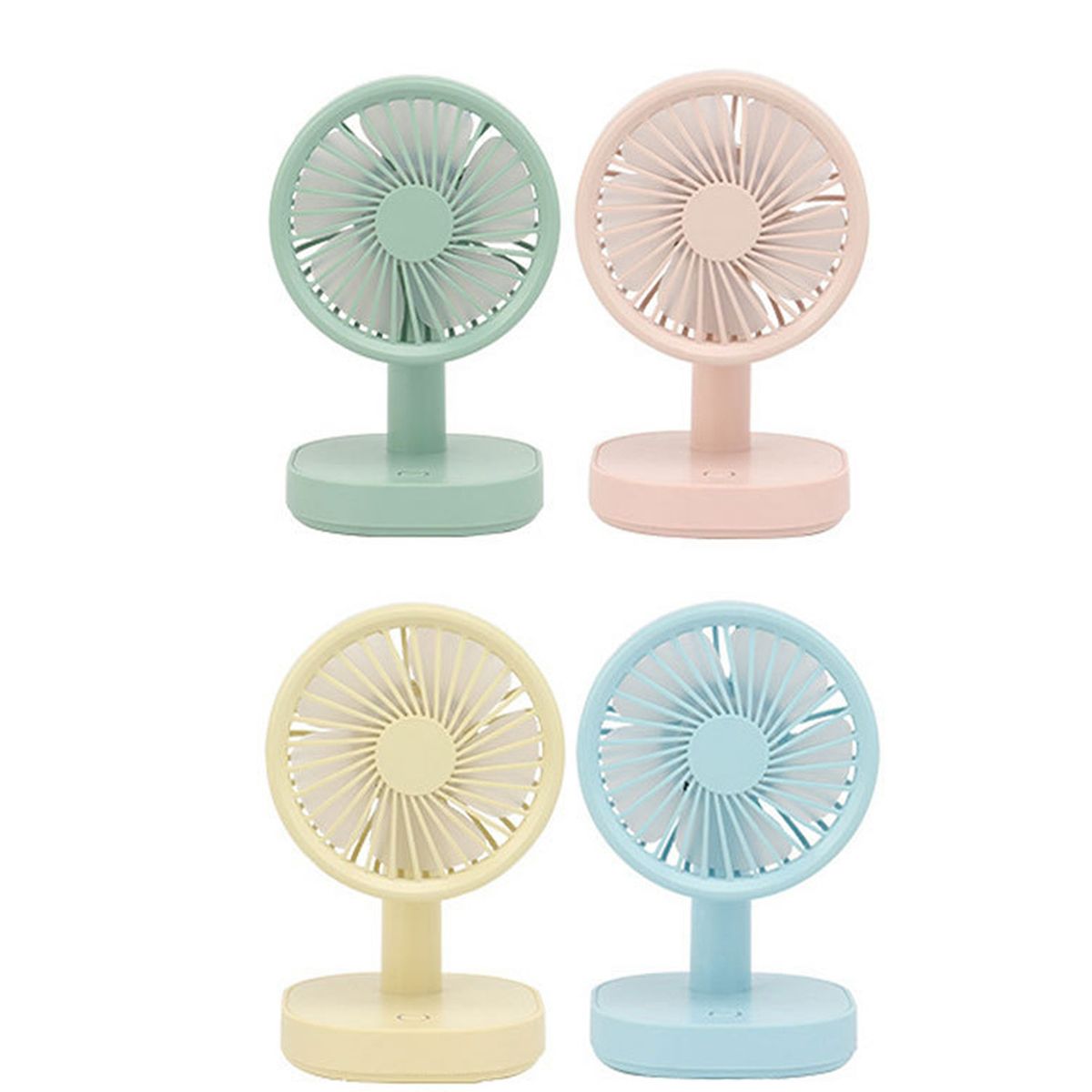 Personal Fan Rechargeable Adjustable Plastic-Color