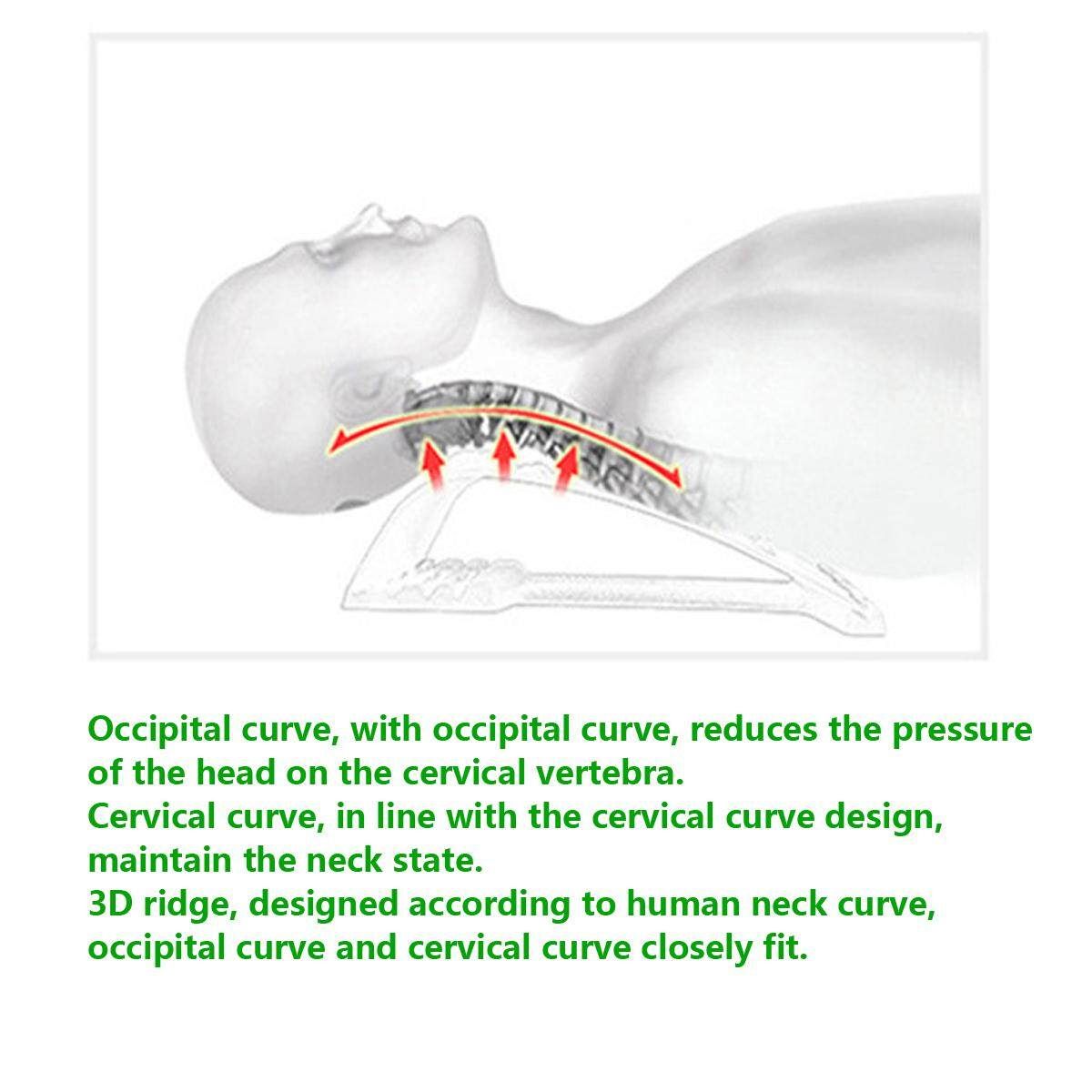 2 In 1 Back Stretcher Tool Fitness Stretch Stretcher Lower Lumbar Neck Massage Spine Corrector Chiropractic Red