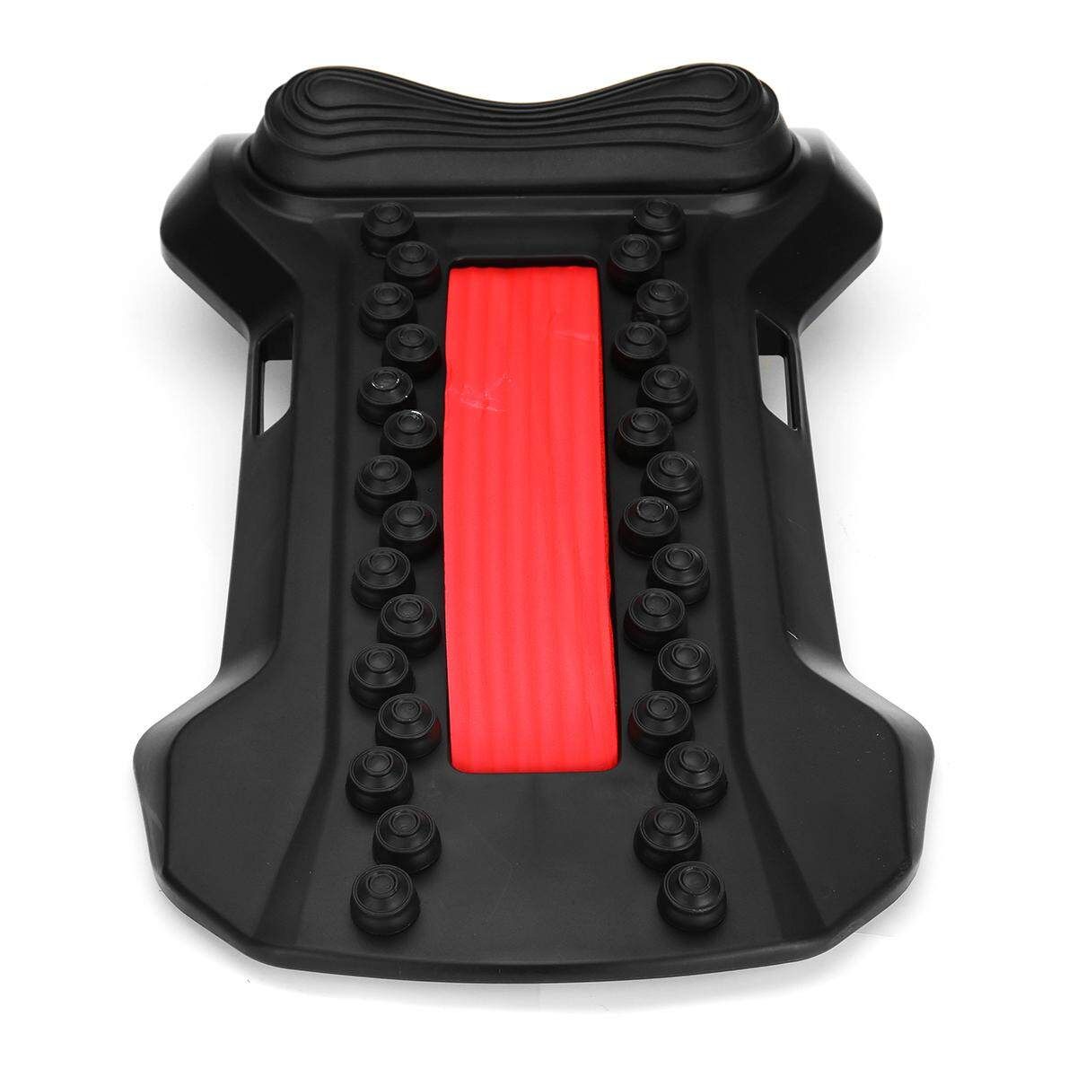 2 In 1 Back Stretcher Tool Fitness Stretch Stretcher Lower Lumbar Neck Massage Spine Corrector Chiropractic Red