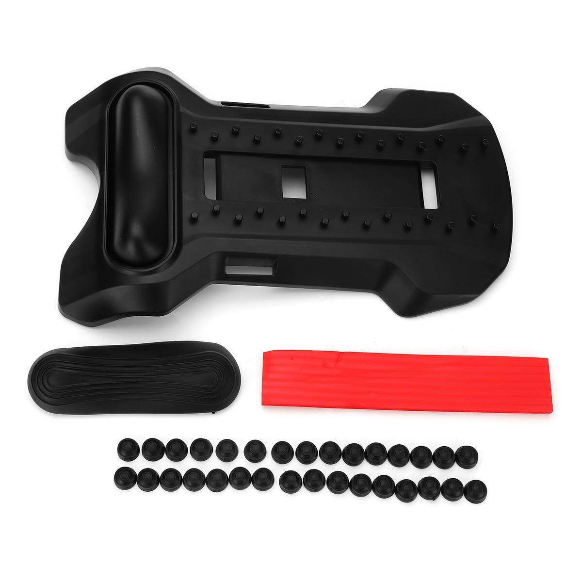 2 In 1 Back Stretcher Tool Fitness Stretch Stretcher Lower Lumbar Neck Massage Spine Corrector Chiropractic Red