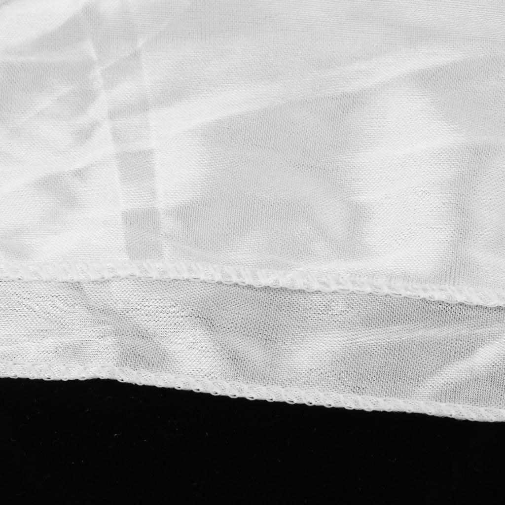 360 Waves  , Long Tail Durag For Women And Men, Silky Du Rag  , White