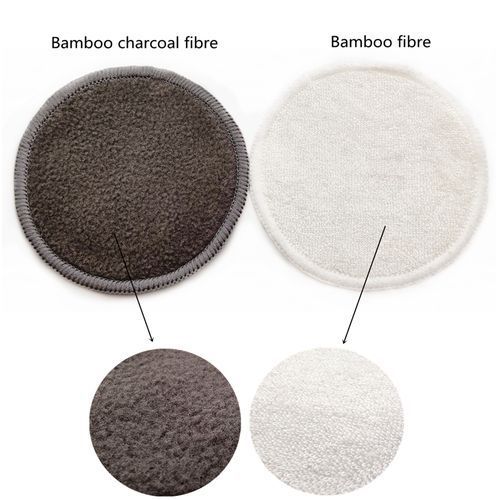 5PC Reusable Bamboo Makeup Remover Pads Washable Cleansing