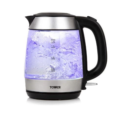 Glass Jug Kettle - 3000W - Purple