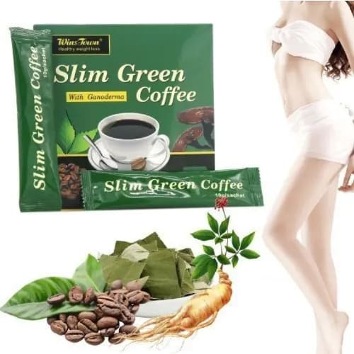 Wins Town Slim Green Coffee With Ganoderma - 18Sachets