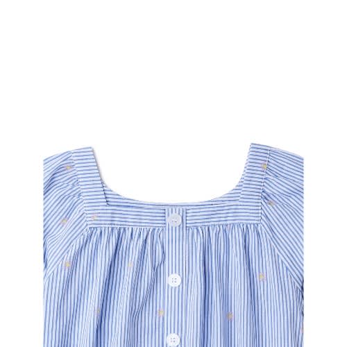 Girls Square Neck Woven Blouse - Stripe