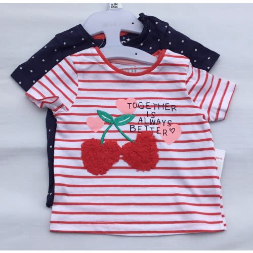 Berry 2 Pack Girls Tee