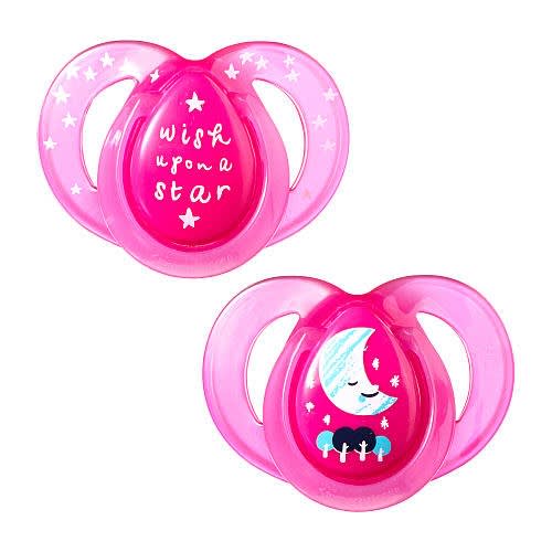 Baby Girls Night Time Soothers -  0-6m