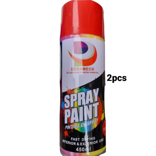 Spray paint Red 450ml x2