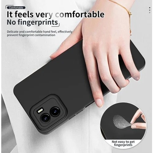 Slim Soft Tpu Case For Vivo Y15s - Black