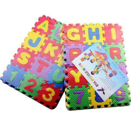 Alpha Numeric Puzzles Mat - Set Of 2