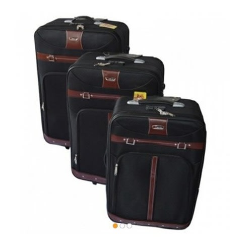 Swiss Polo Trolley Suitcase Case Set - 3 Pcs