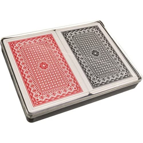 Ok Royal Plastic Playing Cards - Pack Of 2- Multi-color