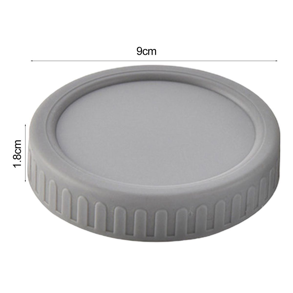 Colorful Jar Lid Colorful Seal-tight Jar Lids 10pcs 86mm for Airtight Grey