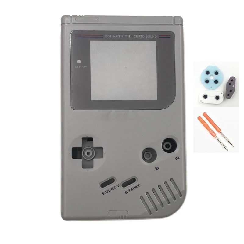 For Gameboy Game Boy  Console Shell Case Housing W Screen W/ Screwdriver