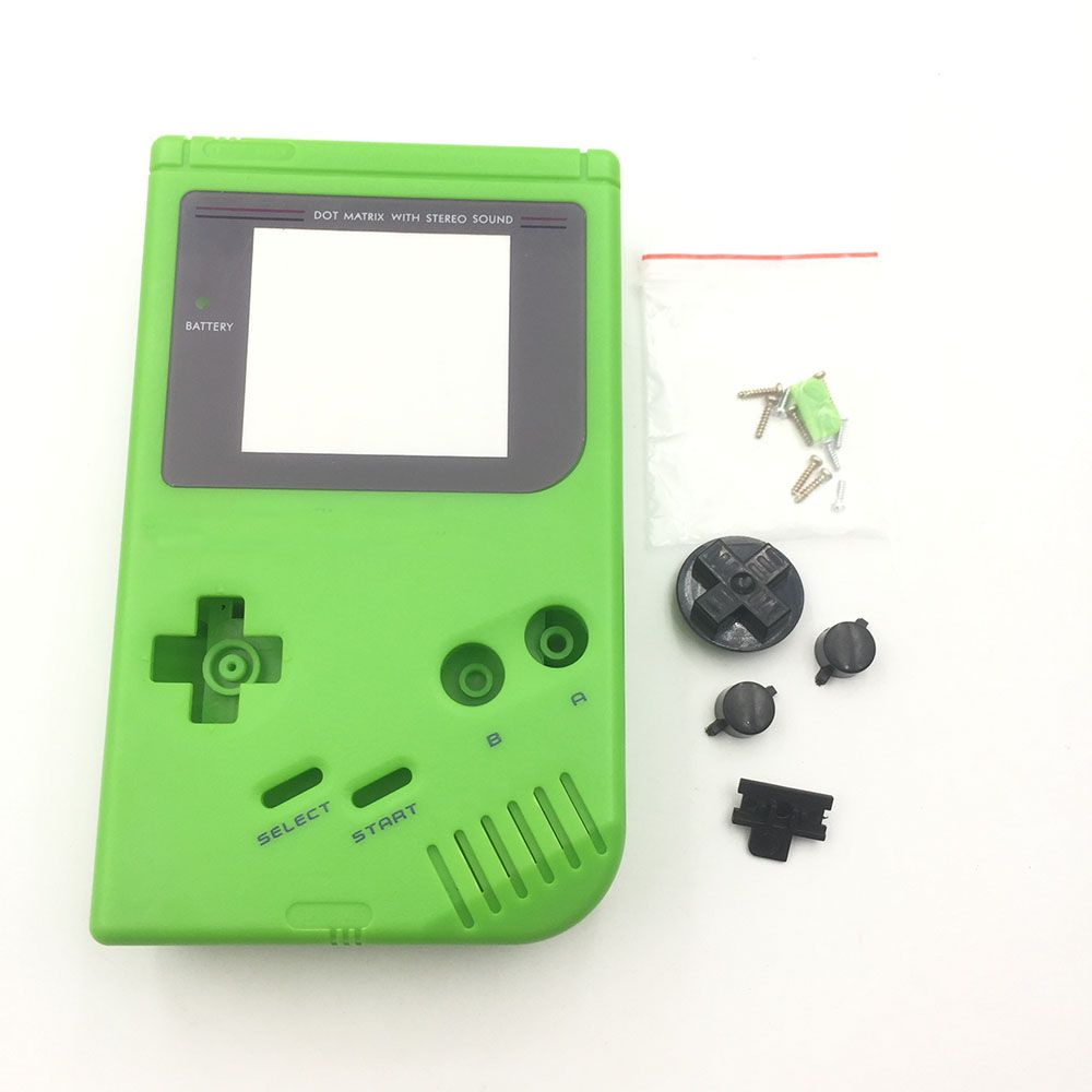 For Gameboy Game Boy  Console Shell Case Housing W Screen W/ Screwdriver